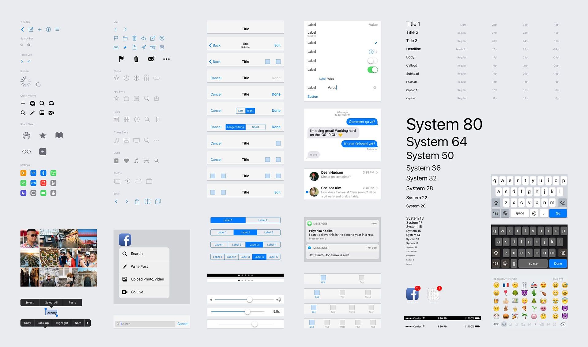 kit-ui-apple Aperçu ui kit apple