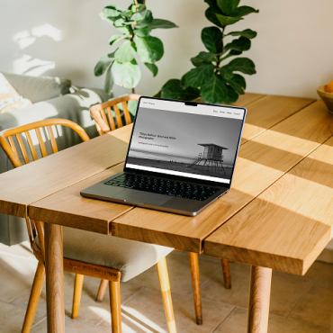 Creating a website for a photographer